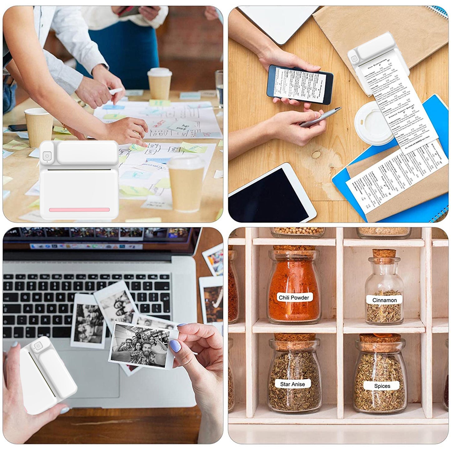 Mini Portable Label Printer for Student Mistakes