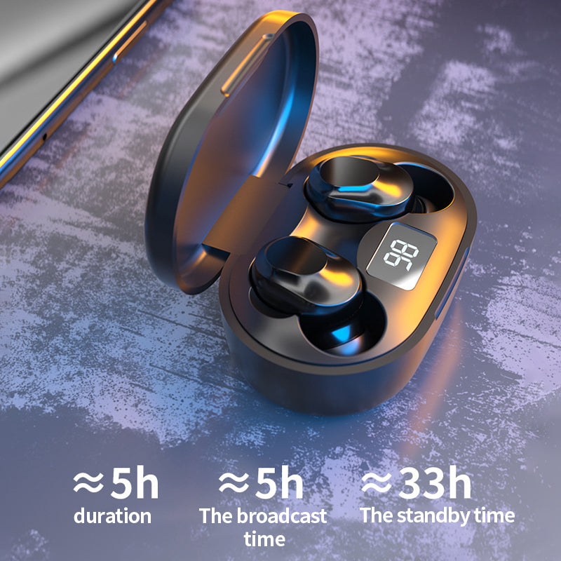 Lenovo XT91 Wireless Bluetooth Earbuds – Noise Reduction, In-Ear, Black