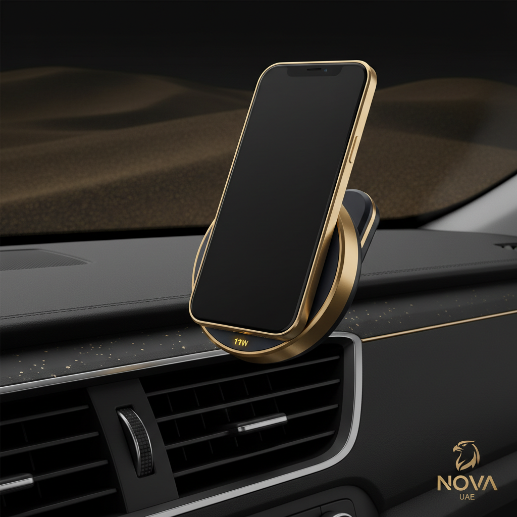 Magnetic Car Wireless Charger – 15W, N56, iPhone 12–16