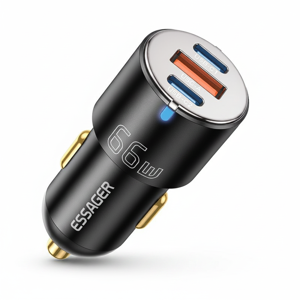 Mini Fast Charge Car Charger – Clean