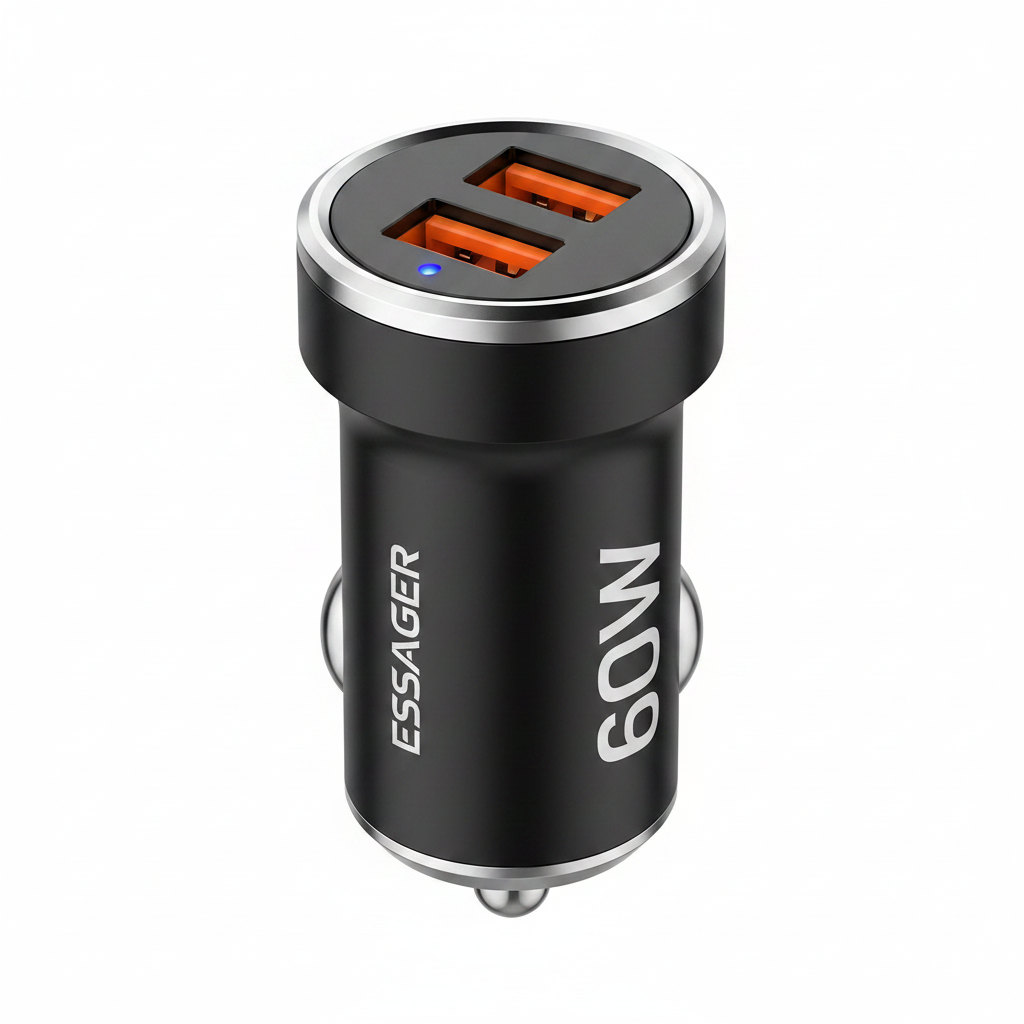 Style 2 – Dual USB-A 60W Clean