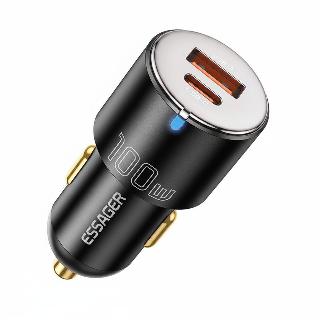 Style 5 – USB-C + USB-A 100W Clean